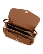 Corno Baitone Schultertasche aus Leder cognac - 24x14x10cm