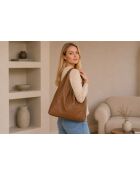 Sac en cuir Catanzaro Cognac - 45x36x5cm