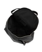 Sac en cuir Gambellara noir - 27x31x13cm