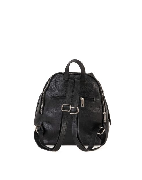 Sac en cuir Gambellara noir - 27x31x13cm
