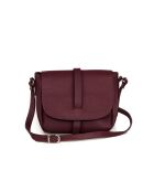 Sac bandoulière en cuir Mella bord - 24x20x9cm