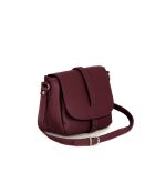 Sac bandoulière en cuir Mella bord - 24x20x9cm