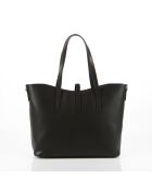 Sac en cuir Parma noir - 40x27x14cm