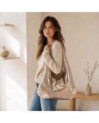 Bolso de piel Terracina gris antracita - 32x32x16cm