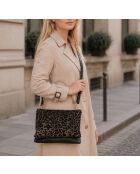 Borsa in pelle Bressanone nera - 31x21x4cm