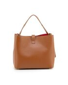Sac en cuir Grondo cognac - 25x21x14cm