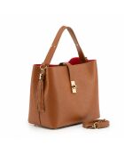 Sac en cuir Grondo cognac - 25x21x14cm