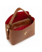 Sac en cuir Grondo cognac - 25x21x14cm