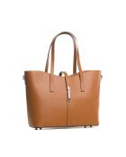 Sac en cuir Montecarlo cognac - 36x27x14cm