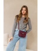 Neva Vin Schultertasche aus Leder - 20x16x6cm