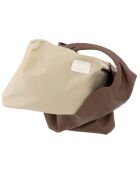 Catanzaro bruine leren tas - 45x36x5cm