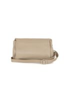 Corno Baitone Schultertasche aus taupefarbenem Leder - 24x14x10cm