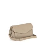 Corno Baitone Schultertasche aus taupefarbenem Leder - 24x14x10cm