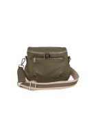Favara Schultertasche aus olivfarbenem Leder - 24x19x7cm