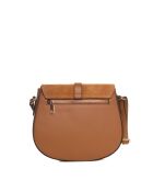 Adda cognac leren schoudertas - 23x20x6cm