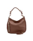 Bolso Monate de piel marrón oscuro - 36x26x10cm