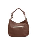 Bolso Monate de piel marrón oscuro - 36x26x10cm