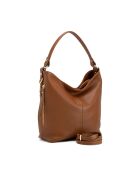 Sac en cuir Carrara cognac - 36x28x12cm