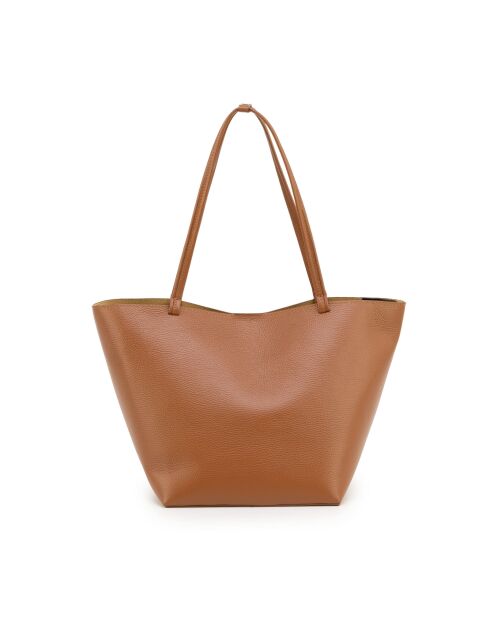 Ledro cognac leren tas - 25x29x24cm