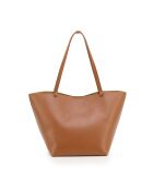 Ledro Ledertasche in Cognac - 25x29x24cm