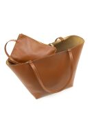 Ledro Ledertasche in Cognac - 25x29x24cm
