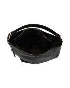 Borsa Carrara in pelle nera - 36x28x12cm