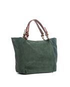 Sac en cuir Gimignano vert foncé - 45x50x20cm