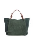 Sac en cuir Gimignano vert foncé - 45x50x20cm