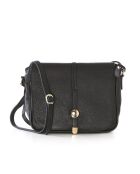 Sac en cuir Monte Avella noir - 25x23x7cm