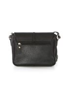 Sac en cuir Monte Avella noir - 25x23x7cm
