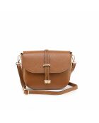 Avezzano cognac leren schoudertas - 21x18x8cm
