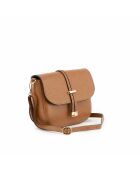 Avezzano cognac leren schoudertas - 21x18x8cm