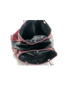 Sac en cuir Sorbo rouge - 30x27x12cm