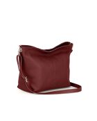 Sac en cuir Trapani rubino - 33x25x14cm