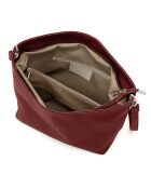 Sac en cuir Trapani rubino - 33x25x14cm