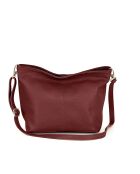 Sac en cuir Trapani rubino - 33x25x14cm