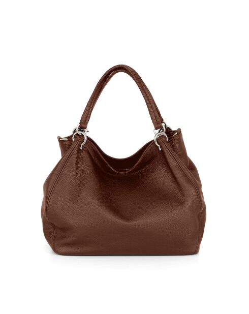 Sac en cuir Viareggio Bruciato - 33x28x16cm