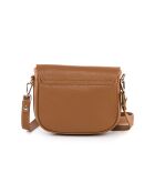 Sac bandoulière en cuir Neva cognac - 20x16x6cm