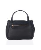 Sac en cuir Taro noir - 28x25x18cm
