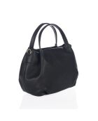 Sac en cuir Taro noir - 28x25x18cm