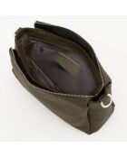 Melfi olijfkleurige leren schoudertas - 26x19x9cm