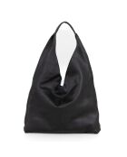 Zwarte leren tas van Catanzaro - 45x36x5cm
