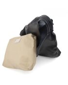 Zwarte leren tas van Catanzaro - 45x36x5cm