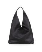 Zwarte leren tas van Catanzaro - 45x36x5cm