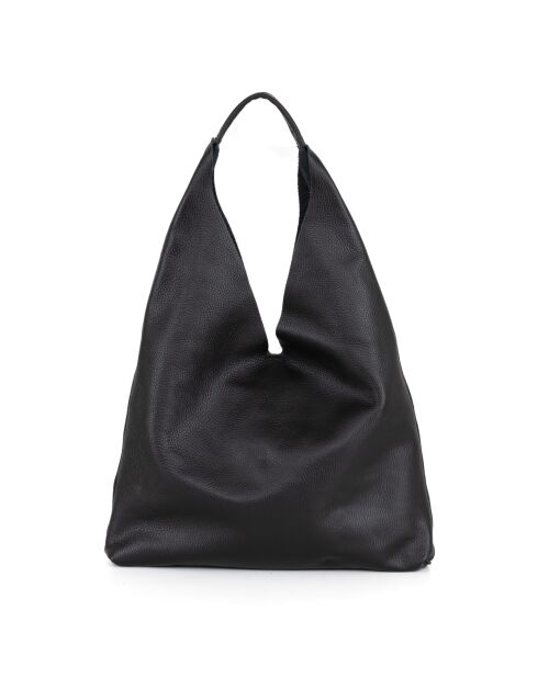 Zwarte leren tas van Catanzaro - 45x36x5cm