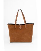 Sac en cuir Imerese cognac - 46x30x12cm