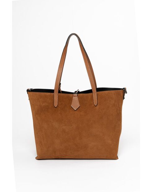 Sac en cuir Imerese cognac - 46x30x12cm