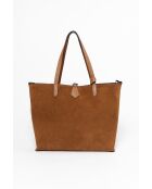 Sac en cuir Imerese cognac - 46x30x12cm