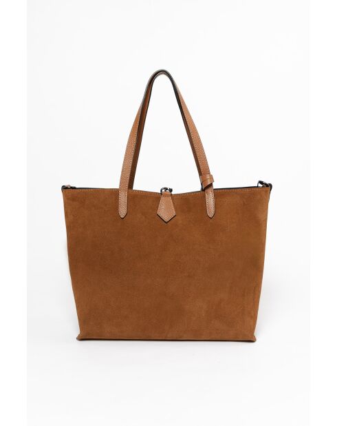 Sac en cuir Imerese cognac - 46x30x12cm