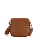 Sac bandoulière en cuir Favara cognac - 24x19x7cm